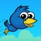 Flap Birdie Free - Blue bird back now