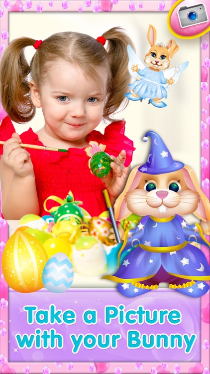 Easter Bunny Dress Up and Card Maker - Decorate Funny Bunnies & Eggs