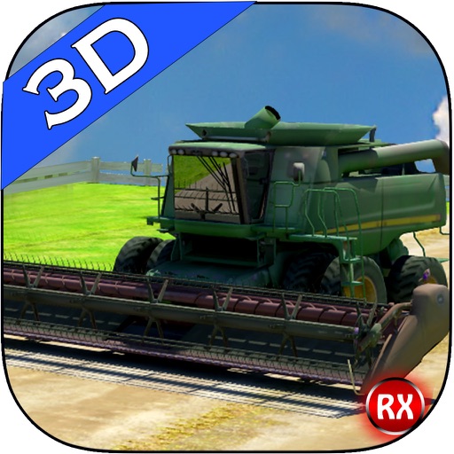 Harvesting 3D Farm Simulator - Agriculture Crops Reaping & Plowing Machine Icon