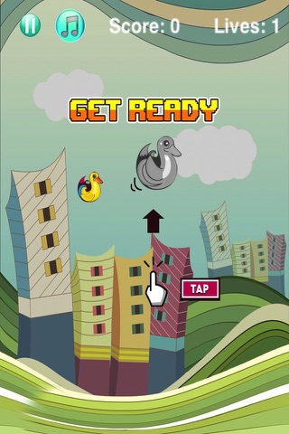 Flappy Duck - The Yellow Bird Is Back!!! screenshot 2