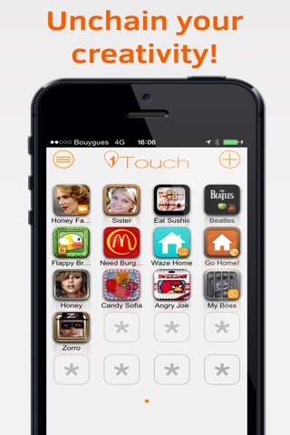 1Touch - Customize your Home Screen with powerful shortcut icons screenshot 4