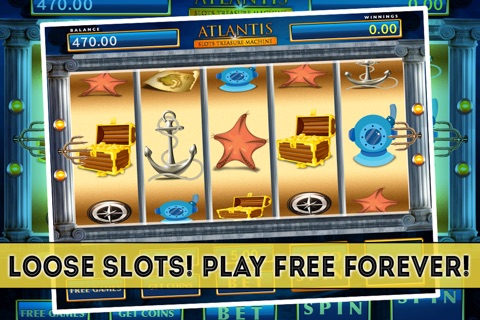 Atlantis Slots Casino - #1 Deluxe Adventure Spin by The Classic Wheel for Free screenshot 2