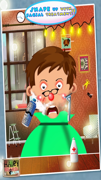 Hairy Beard Salon – It’s Messy Moustache & Shaving Barber Game screenshot-3