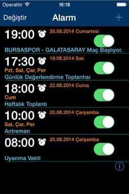 Game screenshot Galatasaray Saat hack