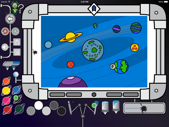 pitchou Space  drawing and painting in space