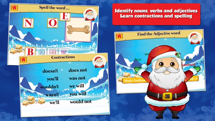 Christmas’ First Grade Learning Games for Kids screenshot-4