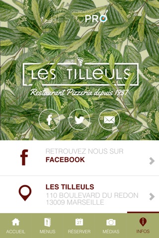 Les Tilleuls - Restaurant Marseille screenshot 4
