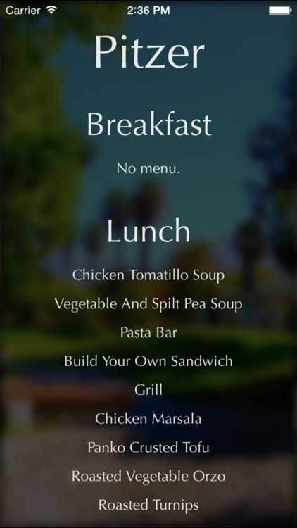 5C Menu