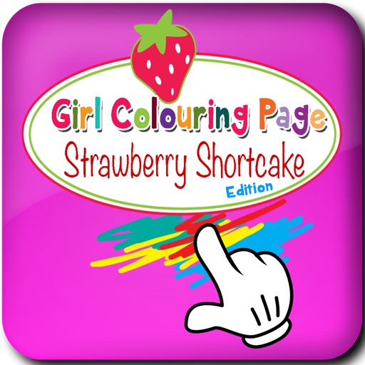 Girl Coloring Page For Strawberry Shortcake Edition