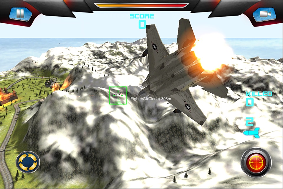 3D Fighter Jet Hurricane - Air Plane Combat Storm screenshot 3
