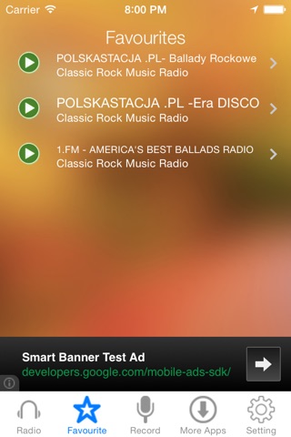 Classic Rock Music Radio Recorder screenshot 3