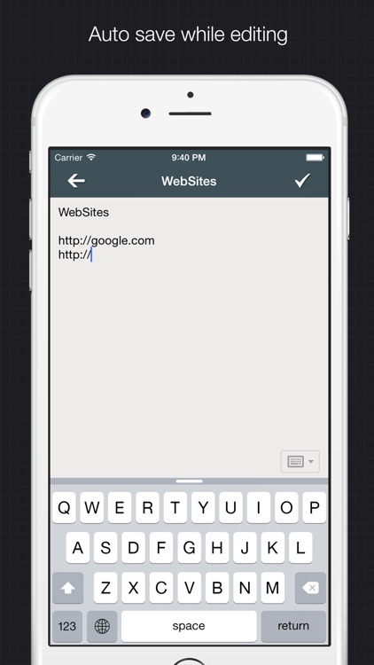 Private Note - hide your secret behind a fake text view screenshot-3