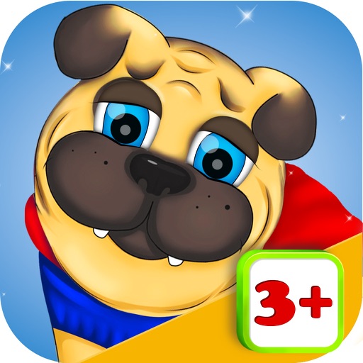A Smart Doggies Adventure educational game for smallest kids