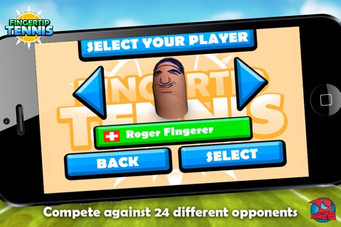 Fingertip Tennis LITE screenshot 3