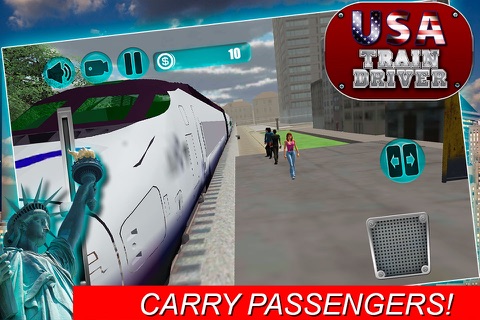 USA Train Driver Simulator 3D Free screenshot 2
