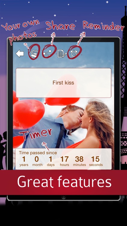Love Planner & Calendar - Remember all the romantic moments with your sweetheart