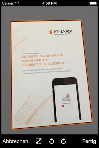 FINARX Fax für web.de screenshot 2