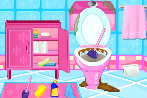 Pregnant Barbara Bathroom Cleaning screenshot 2