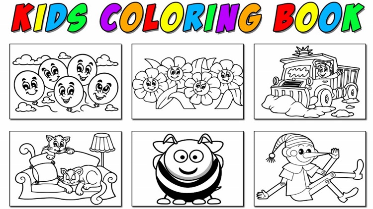 Kids Coloring Book - Learning Fun Educational Book App!