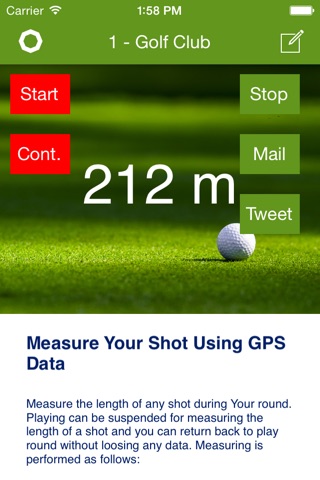 1-Golf Club : Customise GPS and ScoreCard App for You and Your Golf Club Members and Visitors screenshot 2