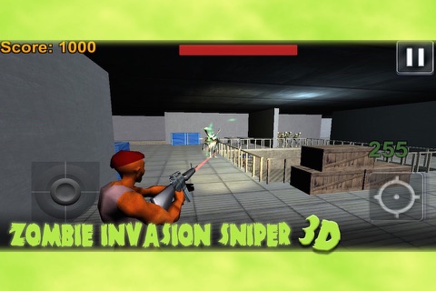 Zombie Invasion Sniper 3D screenshot 3