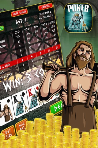 Bonus Titan Video Poker ULTRA - The 777 Vegas Casino Double Jackpots Game screenshot 2