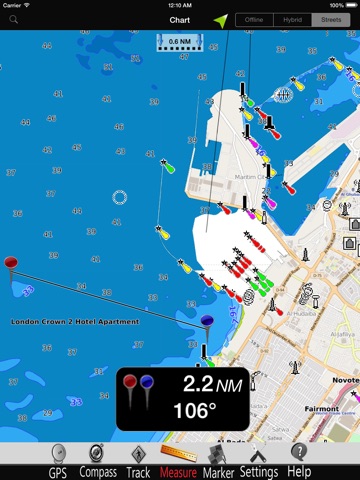 Dubai GPS Nautical charts pro screenshot 2