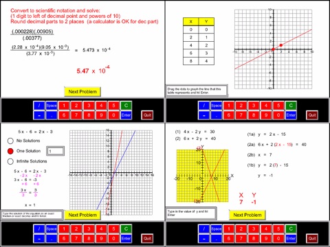 Math Galaxy 8th Grade Math screenshot 2