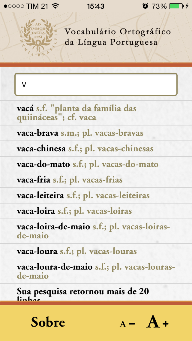 How to cancel & delete VOLP - Vocabulário Ortográfico da Língua Portuguesa from iphone & ipad 1