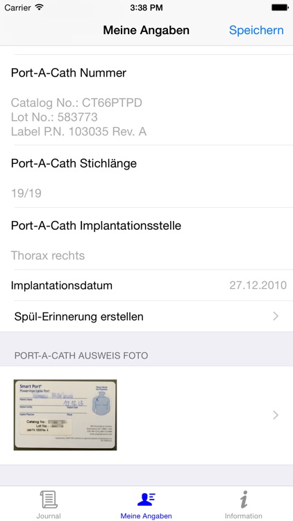 Port- und Langzeitkatheter (PICC/Hickman) Journal screenshot-3