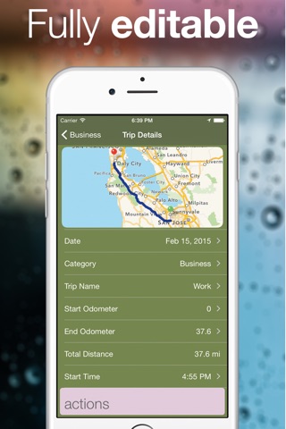 Easy GPS Mileage deduction log screenshot 4