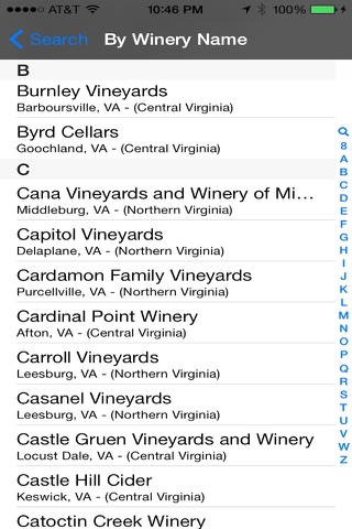 Virginia Winery Finder screenshot 3