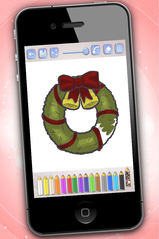 Christmas coloring pages for children - Paint and color Christmas screenshot 4
