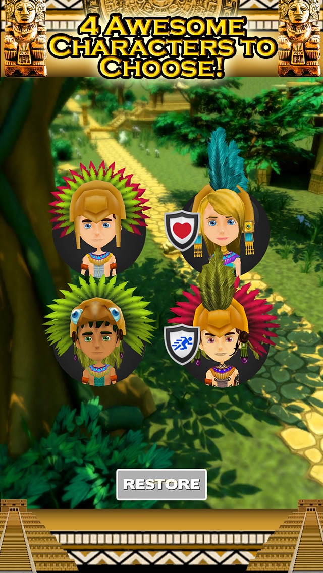 AZTEC TEMPLE 3D INFINITE RUNNER GAME OF ENDLESS FUN AND ADVENTURE GAMES FREE 1.1 IOS