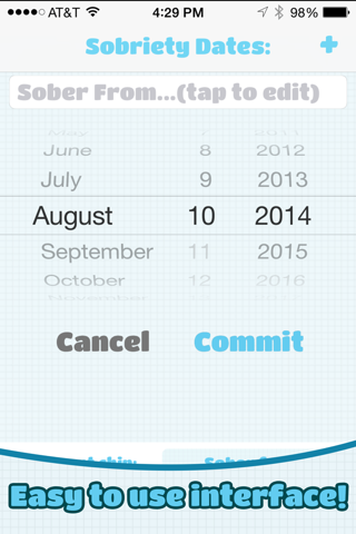 Chipper: Sobriety & Recovery Dates Tracker screenshot 2