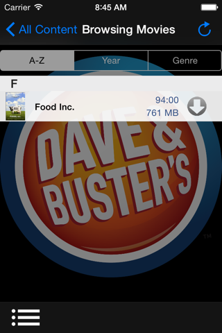 Dave & Buster's Mobile Media screenshot 2