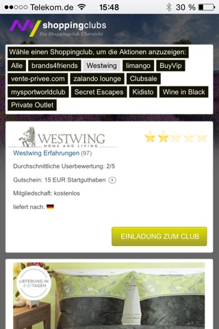 de.myshoppingclubs screenshot 3