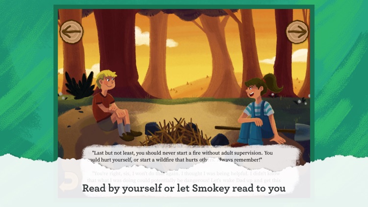 Smokey Bear and the Campfire Kids - A Fingerprint Network App