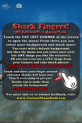 Shark Fingers! 3D Interactive Aquariumのおすすめ画像5