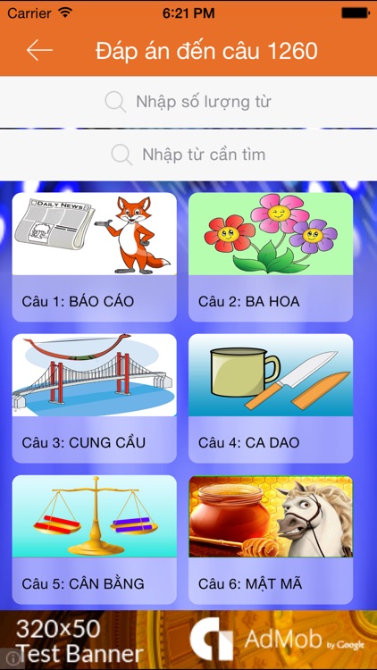 Đáp án bắt chữ 2