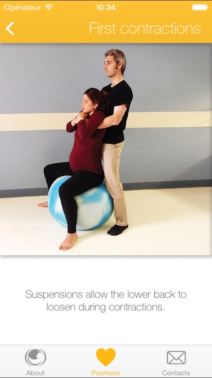 Birth - Soothing positions