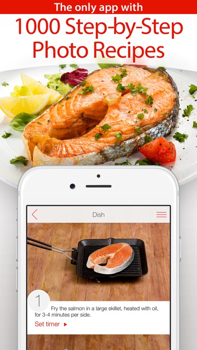 Step-by-Step Recipes with Photos. 1000+ Easy Meals for Everyday: Chicken, Salmon, Baking, Soup and other dishes by Yum-Yum Recipes Screenshot 1