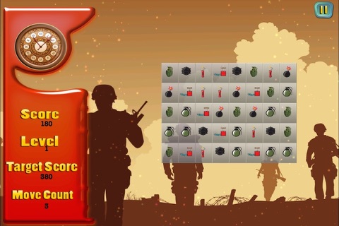 Advanced Bombing Puzzle Craze - A Warfare Matching Blowup! FREE screenshot 4