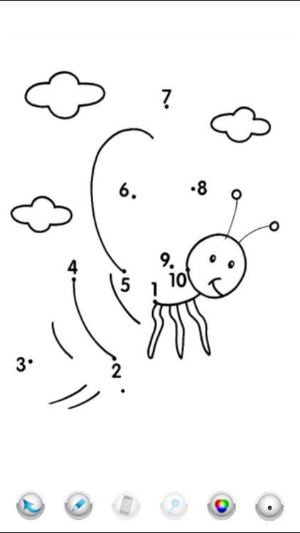 Connect the Dots - Draw and Color