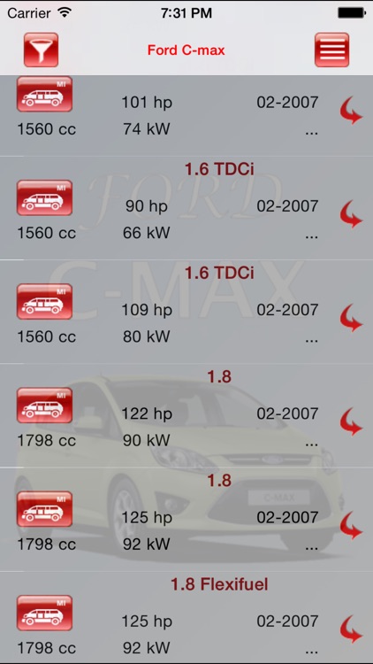 Autoparts Ford C-max screenshot-4