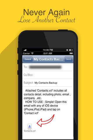 Quick Contact Backup screenshot 2