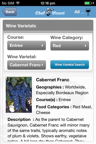 MySommelier Basic - iPhone Edition screenshot 2