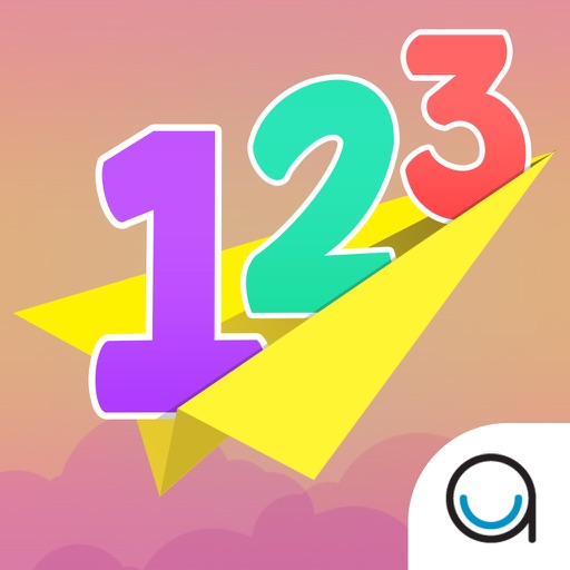 Paper Plane Numbers Count & Quantity hiding Peekaboo Puzzle : Teaching Math Series for kids of Montessori FREE icon