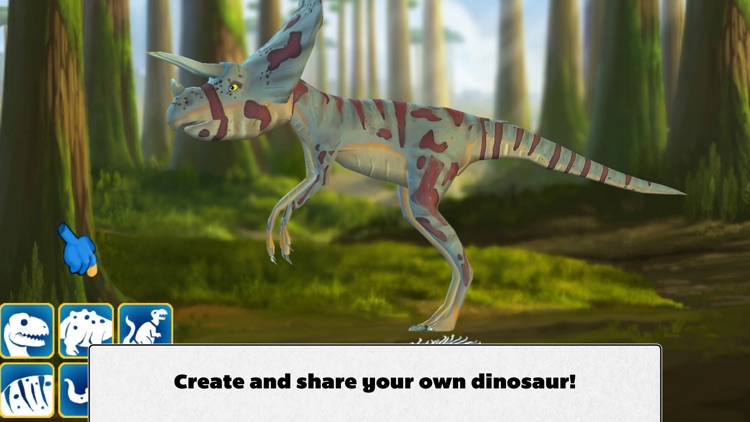 Ansel and Clair: Cretaceous Dinosaurs - A Fingerprint Network App screenshot-3