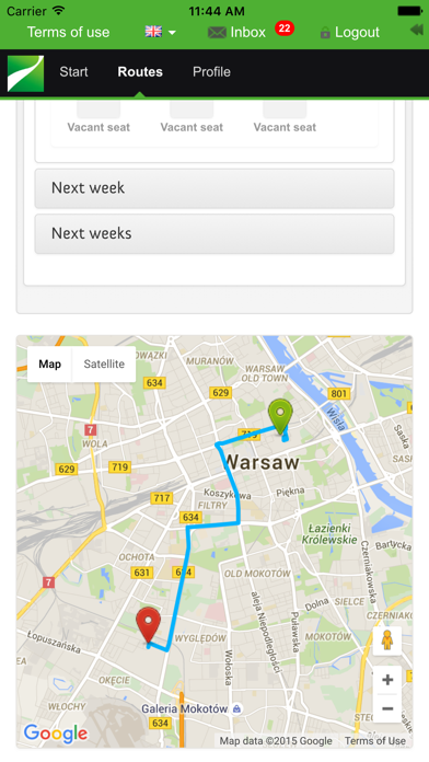 Screenshot #1 pour Singu Car Pooling